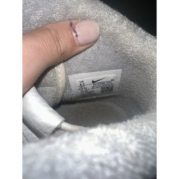 A70 SIZE 8.5 WOMEN'S NIKE AF1 SCULPT SUMMIT WHITE SILVER - Picture 9 of 9